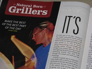 Natural Born Grillers SAIL Magazine, July 2010