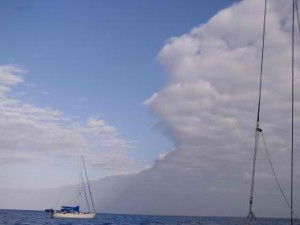 A Nasty Norther Moving in to Lighthouse Reef Atoll, Belize