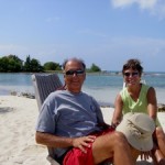 2nd Anniversary, Glover’s Reef Atoll, Belize – Winterlude Anchored in the Background