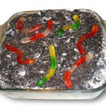 Oreo Dirt Cake — Substitute A Gummy Groundhog for Gummy Worms!