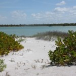 Path to the beach lagoon