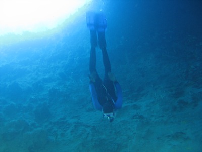Snorkeling in Thunderball Grotto