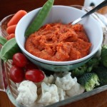 Red Pepper Garlic Hummus