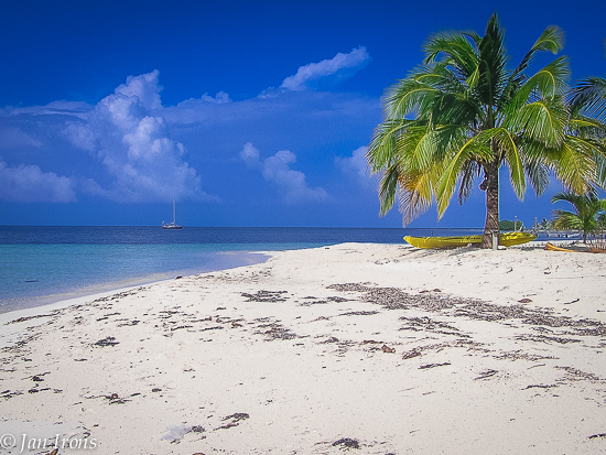 Anchored off Glovers Reef Atoll, Belize