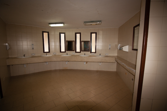 Women's Showers & Restroom sink area.
